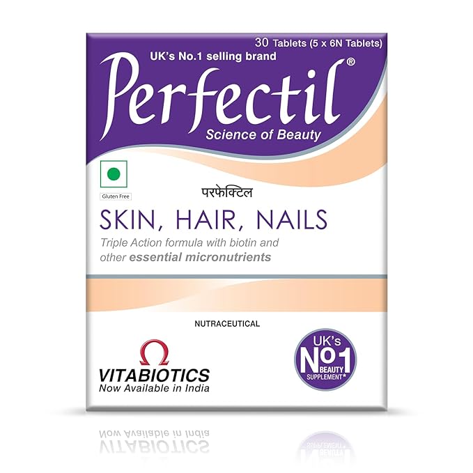 Perfectil Multivitamin Supplements – Radiant Skin, Stronger Hair & Nails (30 Tablets)